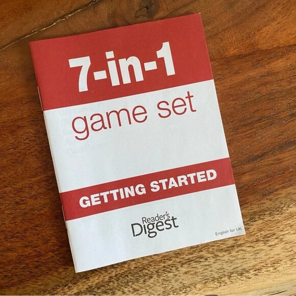 7 in 1 Wooden Game Set NIB - Picture 2 of 16